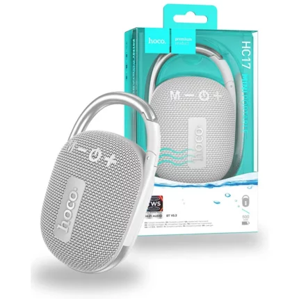 Hoco HC17 Sports Bluetooth Speaker – Silver Gray