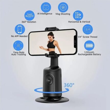 Yesido SF15 Intelligent Face Recognition 360-degree Rotating PTZ Shooting Holder in Bangladesh